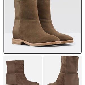 New Vince Grayson Suede Ankle Boots Size 7 in Box